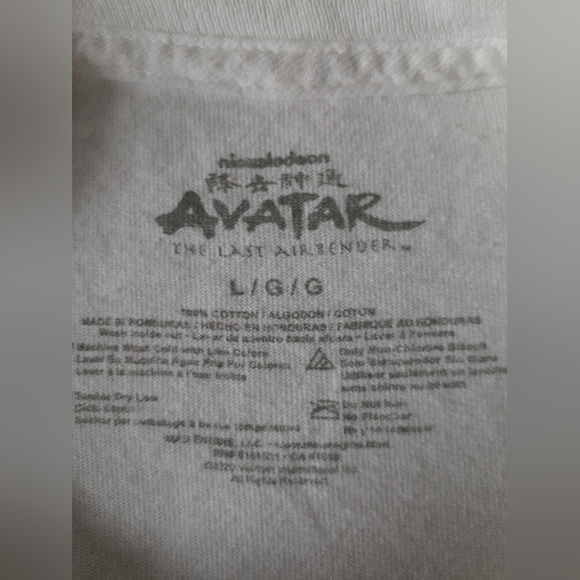 Avatar The Last Airbender men's white short sleeve graphic t-shirt size M - Picture 9 of 9